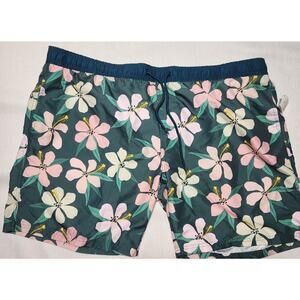 Mad engine XXL men's floral swim shorts